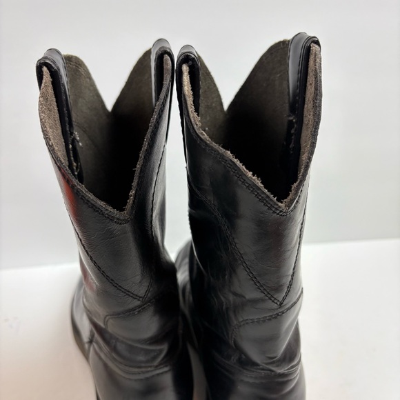 Durango Black Boots Cowboy Western Work Rubber Ultra Soles Oil Resistant 7D - Picture 10 of 16